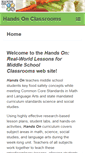 Mobile Screenshot of handsonclassrooms.org